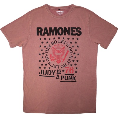 Ramones Hey Ho Judy (Stone Wash) Kashmir Red M Риза (RASTNW75MKR02)