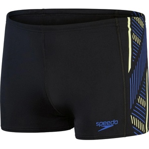 Speedo tech panel aquashort black/chroma blue/spritz s - uk32