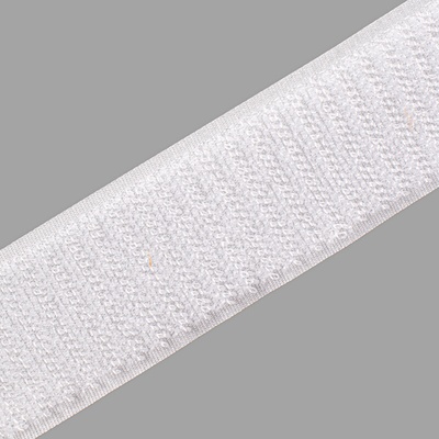 Takoy Nízkoprofilový suchý zip plyš bílý 30 mm