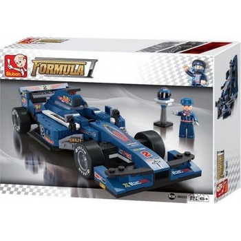 Sluban B0353 Formule F1 Racing Car Modrá 257 ks