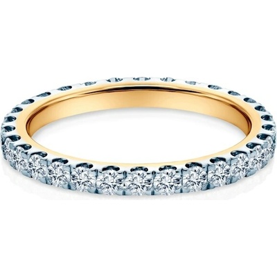 Savicki Zásnubný prsteň dvojfarebné zlato laboratórne diamanty SAVR97351 Y LGD