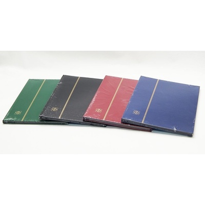 Album na známky Basic S16 A4 black pages black, album na známky