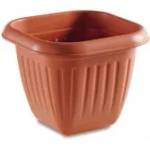Stefanplast - Квадратна саксия Venezia 40см - теракот (80013)