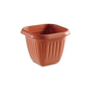 Stefanplast - Квадратна саксия Venezia 40см - теракот (80013)