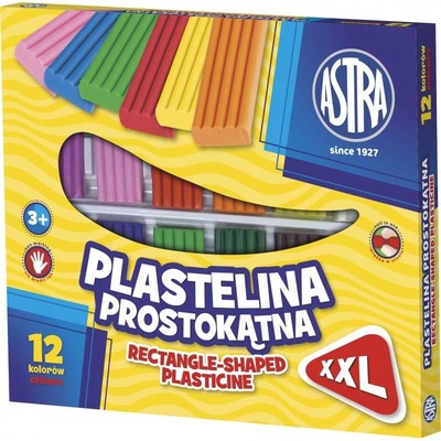 Astra Plastelína základná XXL 12 farieb