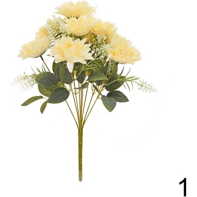 Kytica Dalia + zeleň 40cm oranžová 247960O