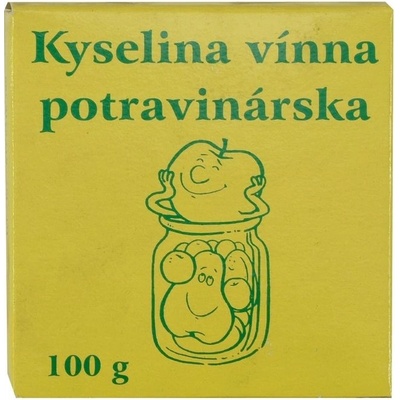 Kyselina vínna, potravinárska, 100 g