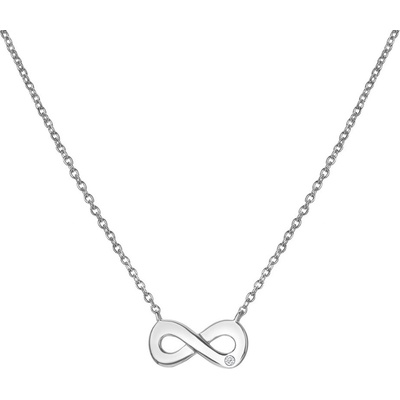 Hot Diamonds Strieborný náhrdelník s diamantom nekonečno diamond amulets DP893