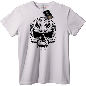 NOONEBRAND Тениска Черепно Лого - M, White