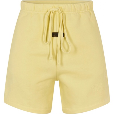 Fear of god essentials Поларени къси панталони FEAR OF GOD ESSENTIALS Men's Fleece Jogger Shorts - Canary