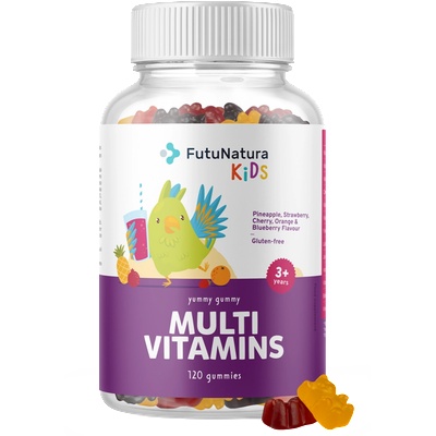 FutuNatura Kids yummy gummy MULTI VITAMINS - 120 гумени бонбони