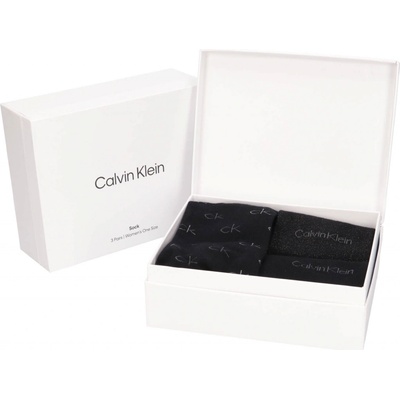 Calvin Klein Dárková sada dámských ponožek Petra 3 páry černá