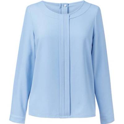 Brook Taverner dámska blúzka s dlhým rukávom BR802 Sky Blue