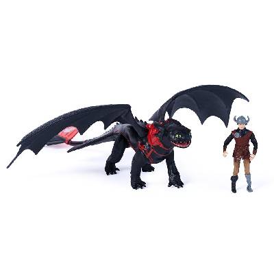 Фигури DreamWorks Dragons - How to Train Your Dragon, Trial of Flame, Toothless and Hiccup (6075557)