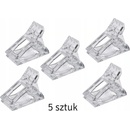 Beauty AG599C Klipy na predlžovanie nechtov, 5 ks, transparentné