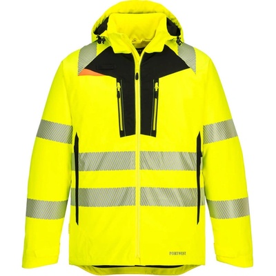 Portwest bunda Hi-Vis DX461 reflexní zimní žltá/čierna