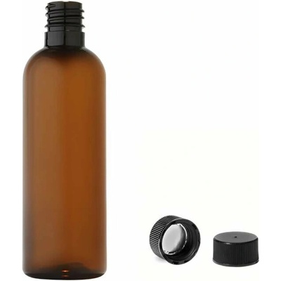 Via Plastová lahvička hnědá s černým uzávěrem 100 ml