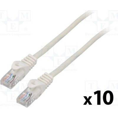 Lanberg PCU5-20CC-0200-W Patch U/UTP Cat 5e RJ45 vidlice z obou stran lanko CCA