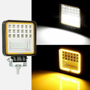  126w led Диоден Фар Работна Бяла Жълта Светлина Габарит Мъгла Лампа 12v 24v 3030 Лумена