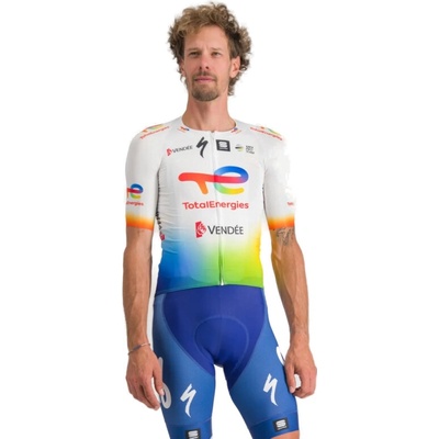 Sportful Te bomber jersey white