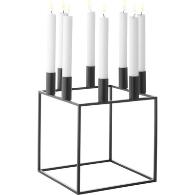 Svícen Kubus 8 Black Audo Copenhagen