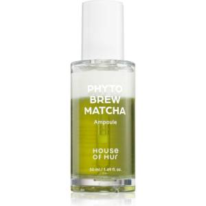 House of Hur Phyto Brew Matcha Ampoule хидратиращ и успокояващ серум за озаряване на лицето 50ml