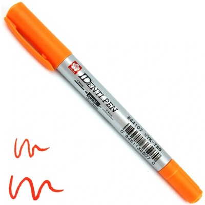 sakura xykt5 IDenti Pen lihový oboustranný popisovač 0,4/1 mm Oranžový – Hledejceny.cz