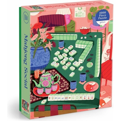 Galison Mahjong Social 1000 dielov