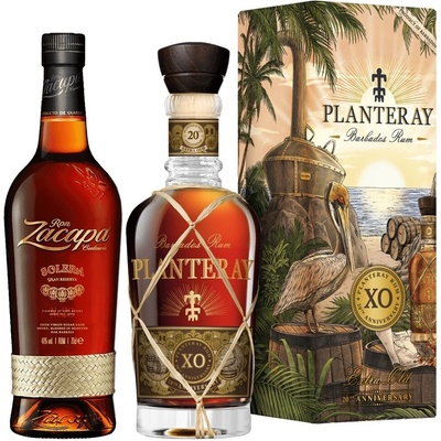 Zacapa Solera Gran Reserva 0,7 l + Planteray XO 20th Anniversary 40% 0,7 l (set)