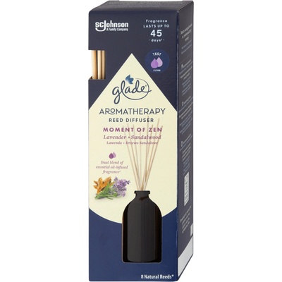 Glade Aroma difuzér s vůní levandule a santalového dřeva Aromatherapy Reed Moment of Zen 80 ml – Hledejceny.cz