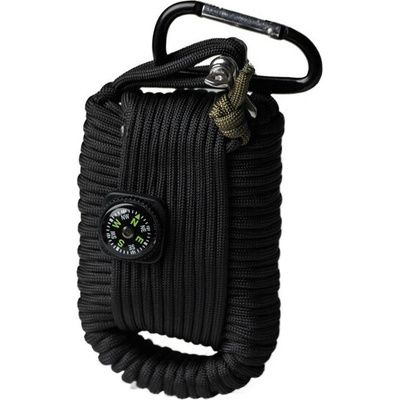 Mil-tec paracord sada na přežití velká černa
