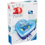 Ravensburger 3D пъзел Ravensburger от 54 части - Кутия за бижута, сърце (11172)