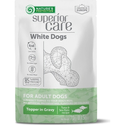 Nature's Protection Dog Superior Care White Adult Tuna a Sea Bass 70 g