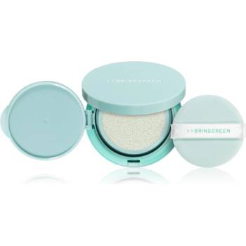 BRINGGREEN Tea Tree Cica Tone Up Sun Cushion лек защитен флуид с апликатор SPF 50+ 15 гр