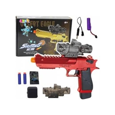 LEAN Toys Electric Water Ball Gun Foam Darts Red