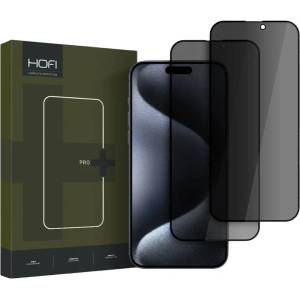 HOFI 2 бр. Закълено стъкло Hofi Anti Spy Glass Pro+ за Apple iPhone 16 Privacy (HOFI535)