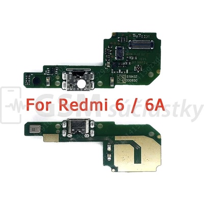 Doska nabíjania Xiaomi redmi 6, redmi 6A - Flex nabíjací konektor, mikrofón Variant:: nabíjací konektor, doska a mikrofón