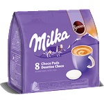 Douwe Egberts Шоколадови дози Senseo Milka Choco Pads, 8 бр. , за Senseo