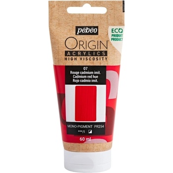 Pébéo Origin АКРИЛНА боя Cadmium Red Hue 60 ml 1 бр (817007)