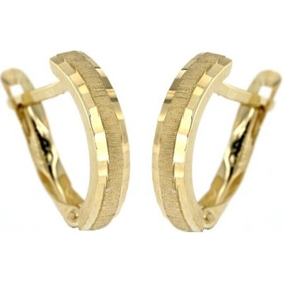 Zlatnictví U Kostela zlaté náušnice ze žlutého zlata 4767