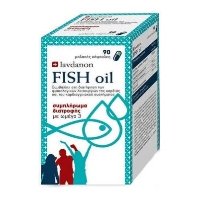 LAVDANON Хранителна добавка с рибено масло, Lavdanon Fish Oil 1000mg 90 soft caps