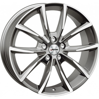 AUTEC Astana 8x18 5x112 ET39 titanium silver polished