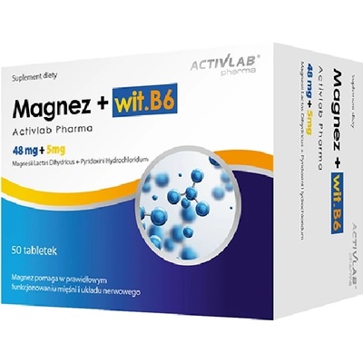 ACTIVLAB Magnez+Vit B6, 50 Capsules