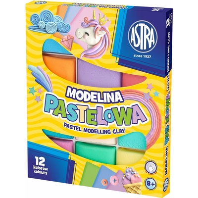 Astra Modelovacia hmota do rúry pastelová 12ks