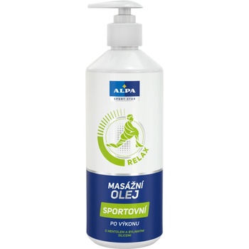 Alpa masážny olej športový 500 ml