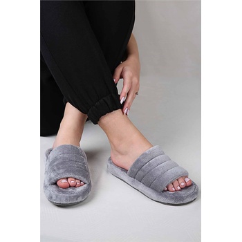 Moda Trend Дамски домашни чехли - Тъмносиви #316793 (316793_Сив)