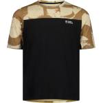 Mons Royale Мъжка фланелка с къс ръкав за колоездене Mons Royale Diversion Merino Bike Jersey S/S Cycling jersey - MR Grunge / Black (056-3548-0511)