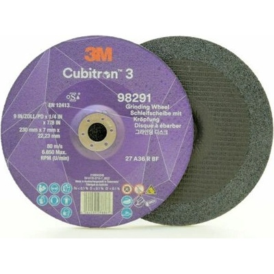 3M Cubitron 230x7x22 36+ T27 3 98291