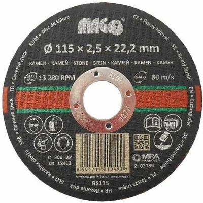 Magg Řezný kotouč na kámen 230 x 3,0 x 22,2 mm RS230