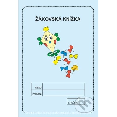 Žákovská knížka 3. ročník - slovní hodnocení modrá